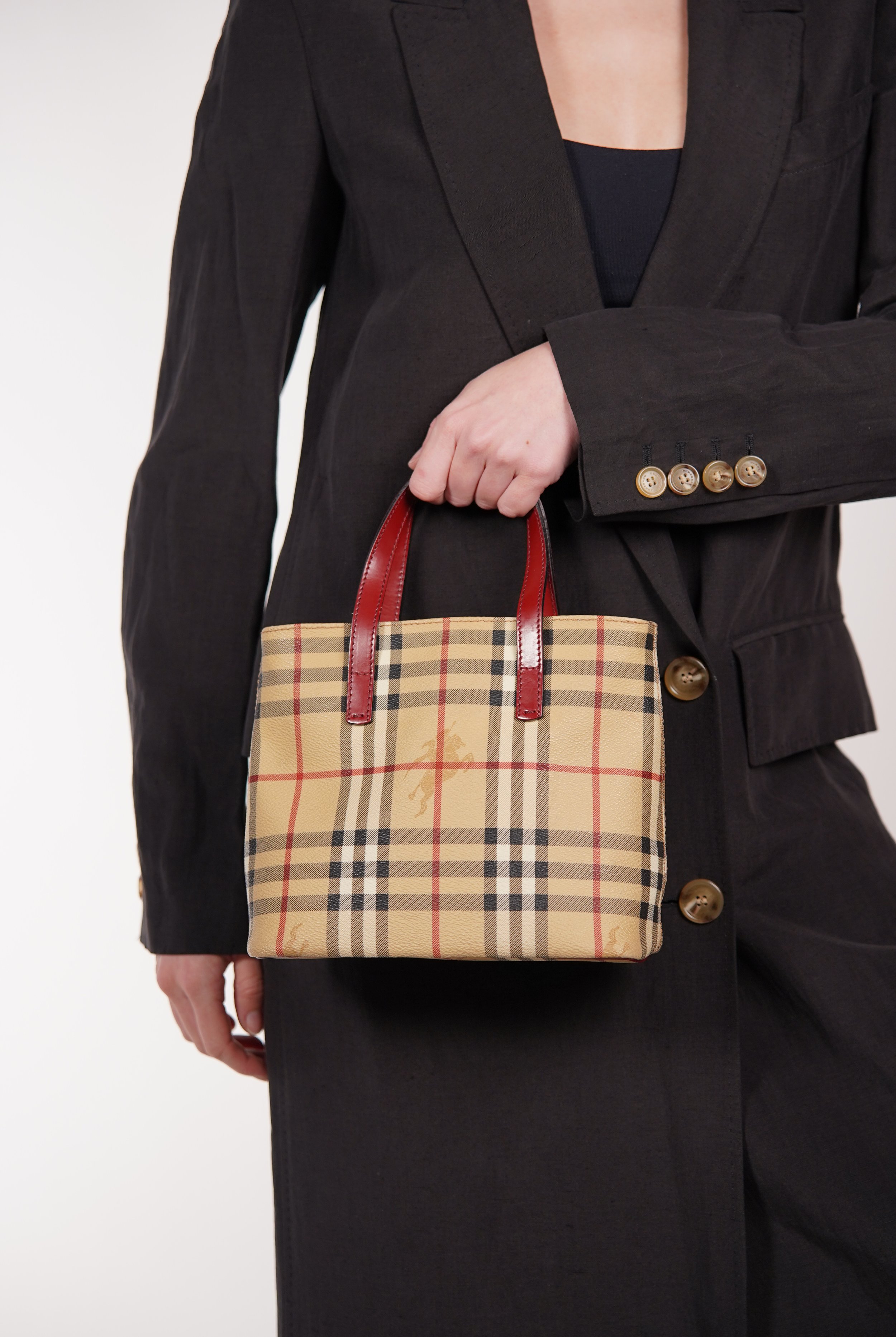 Vintage Burberry Nova Check Bag — Check It Vintage
